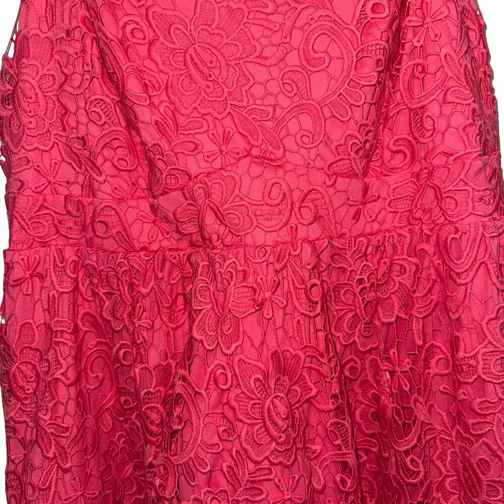 TORRID Midi Crochet Lace Sweetheart Dress Sz 2 NWT - Picture 7 of 16